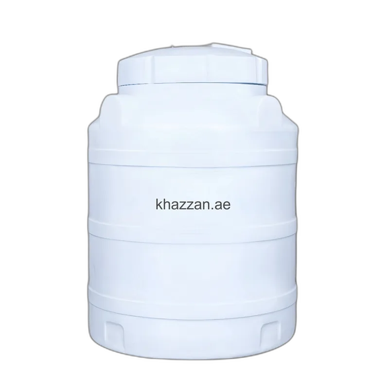Large GRP water tank installation