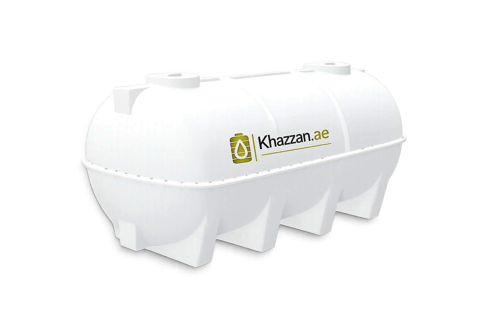 1,200 USG GRP horizontal water tank