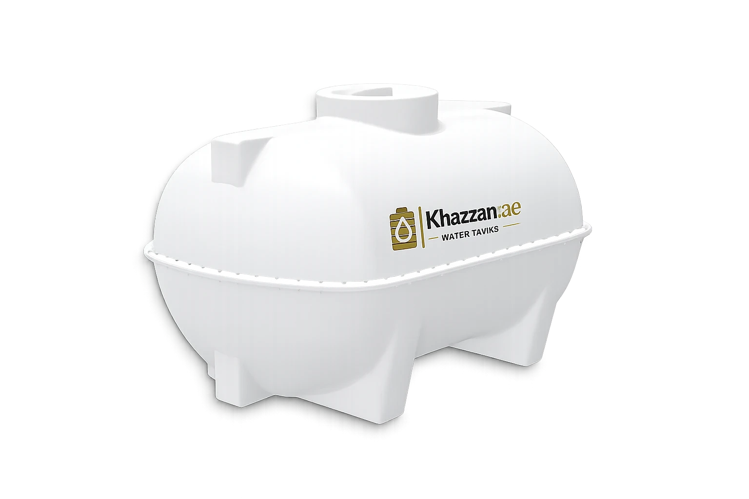 300 USG GRP horizontal water tank