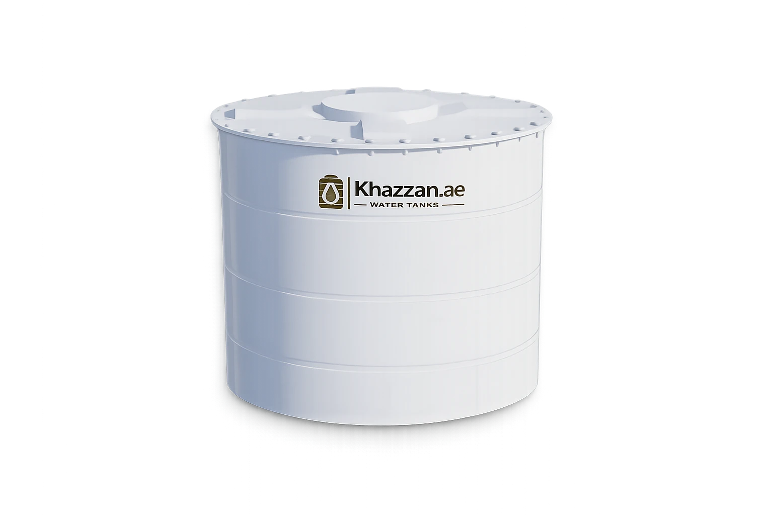 1,000 USG GRP vertical water tank